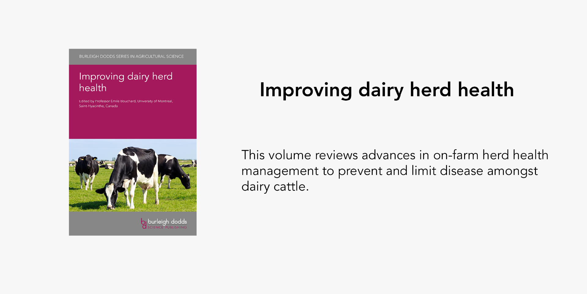 Improving dairy herd health