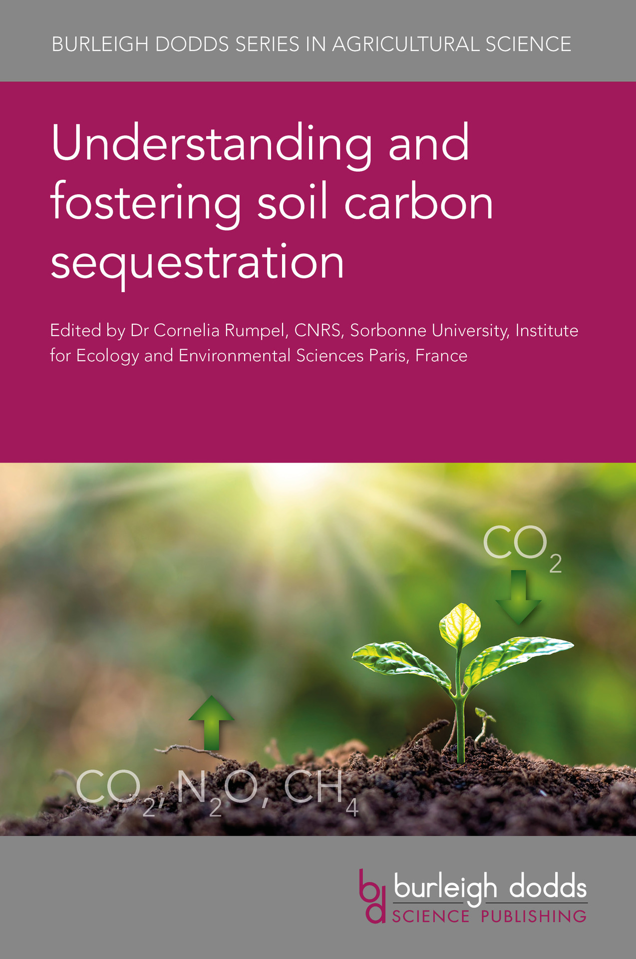 Book cover image - Understanding and fostering soil carbon sequestration