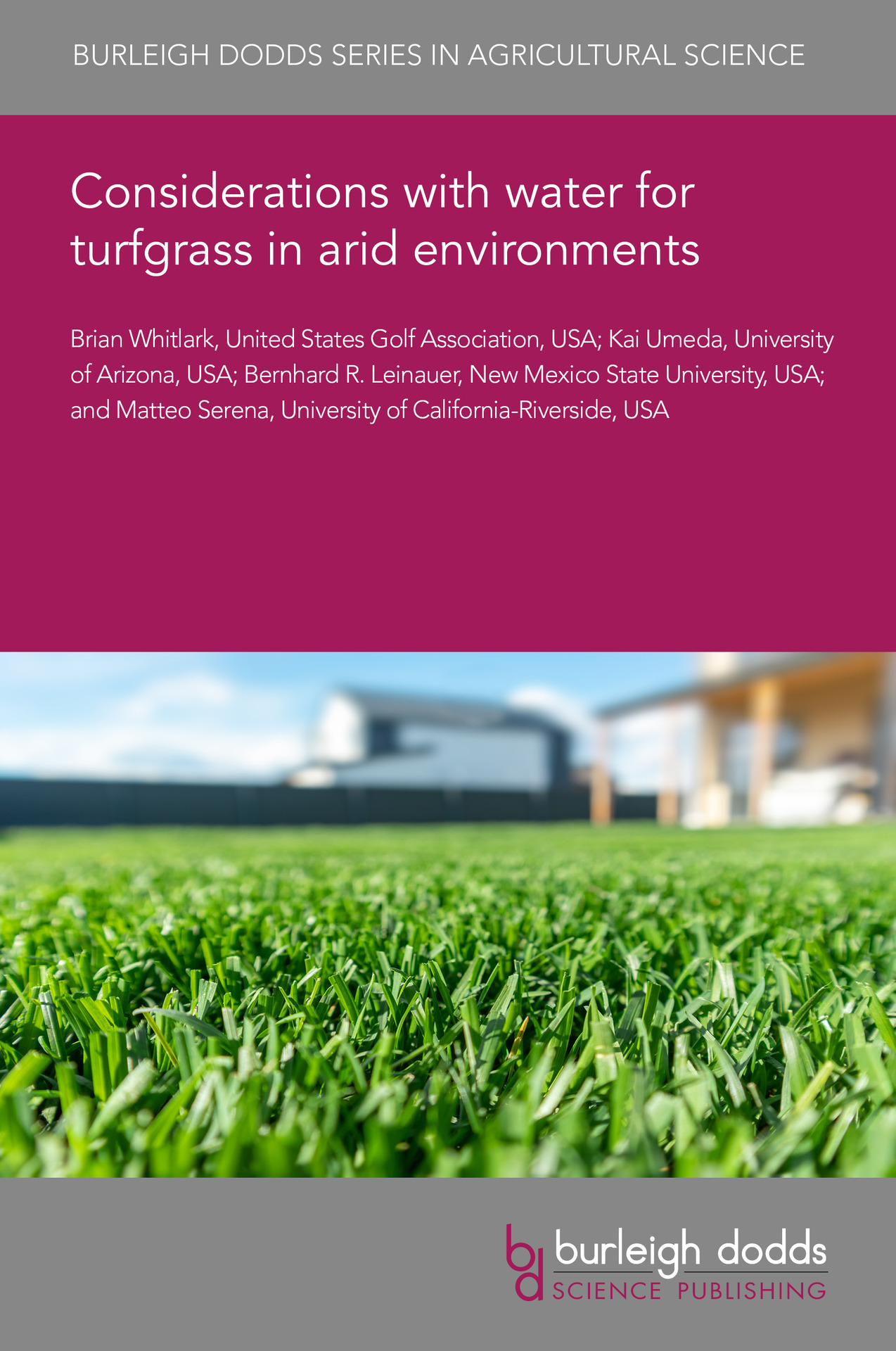 Considerations with water for turfgrass in arid environments