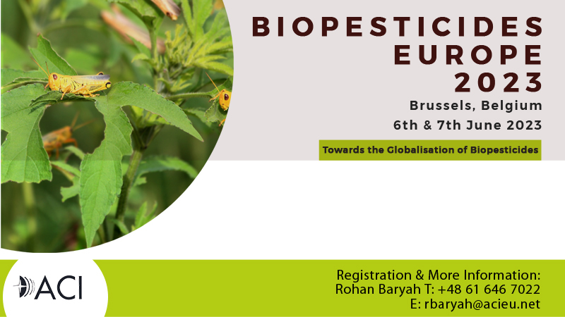 Biopesticides Europe 2023 - Conference Banner