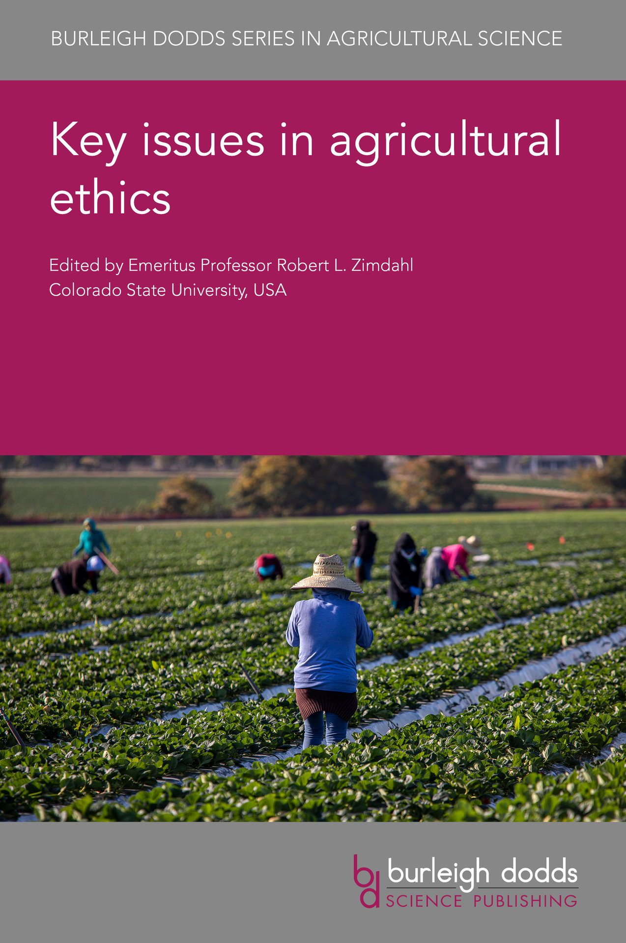 Key issues in agricultural ethics - Cover