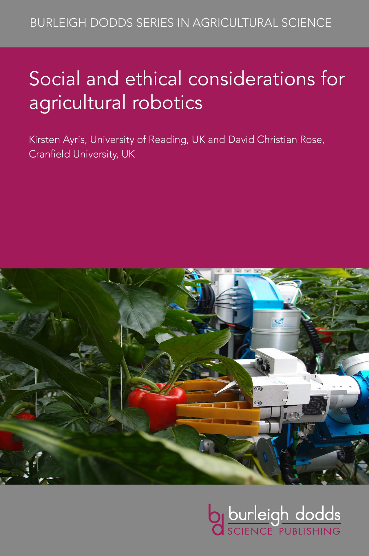 Social and ethical considerations for agricultural robotics